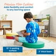 thumbnail image 4 of ECR4Kids SoftZone Carry Me Round Floor Cushion, Assorted, 4-Piece, 4 of 10