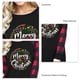 thumbnail image 5 of Camiseta De Navidad, Mangas Raglán Para Mujer, Parte Superior De Navidad, Costura A Cuadros, Cuello Redondo Para Vacaciones ANGGREK Negro L, 5 of 6