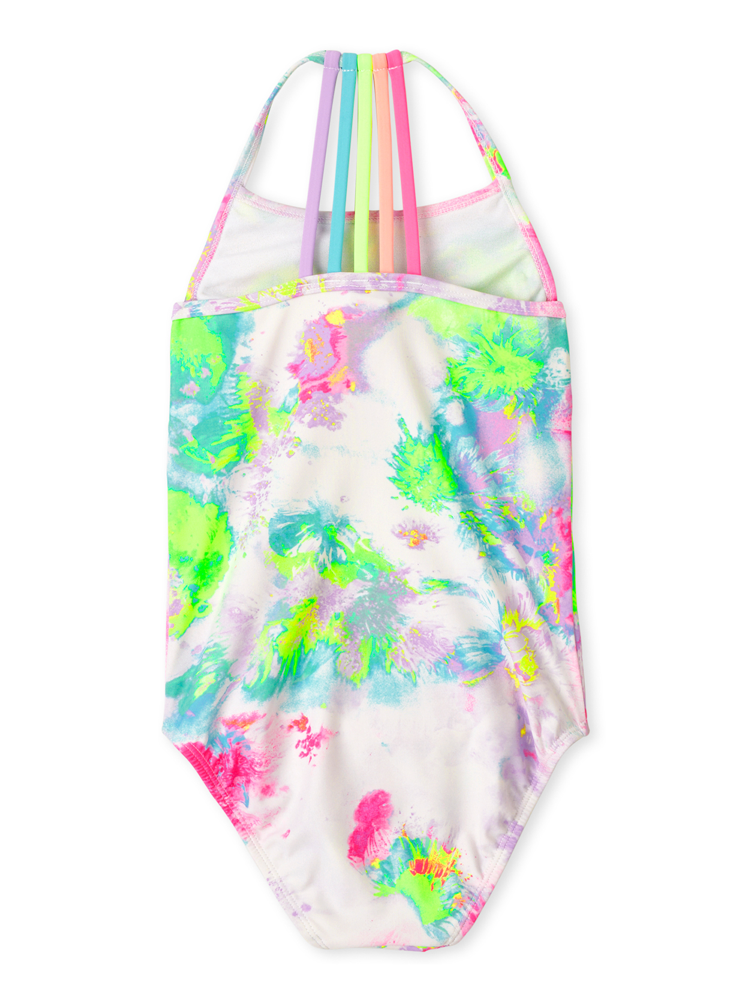 The Children's Place One Piece Tie Dye Strappy Swimsuit, Sizes 4-16