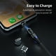 thumbnail image 4 of SZYUPXIN-Cable magnético giratorio de 540 °, cargador Micro USB 3 en 1, Cable magnético LED de 3m, tipo C, para iphone 11 Pro, XS, Xiaomi y Samsung, 4 of 4