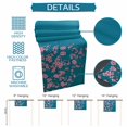 thumbnail image 6 of Spring Floral Table Runner 72 Inches, Watercolor Pink Cherry Blossom Branches Blue Bed Runner Dresser Scarves Tabletop for Indoor Outdoor Parties/Ceremony/Banquet, 16" x 72", 6 of 9
