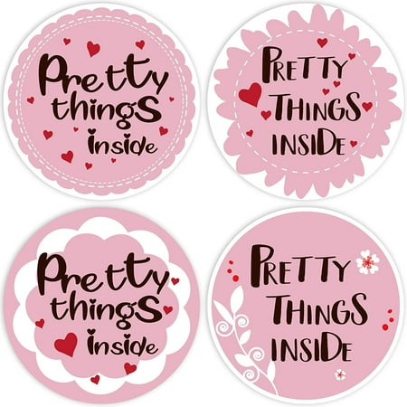 Pretty Things Inside Sticker Labels, 2 Inch Round