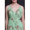 thumbnail image 4 of Bimba Bird Women Summer Printed V Neck Long MaxiÂ&nbsp;DressÂ&nbsp;Holiday Resort Wear-X-Large, 4 of 5