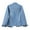 Light Blue, variant on Denim Jacket for Women Button Down 3/4 Long Sleeve Cropped Jean Jackets with Pockets Casual Lightweight Shackets 2025 (Pink, 3XL)