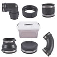thumbnail image 2 of RV Camper Sewer Waste Plumbing Kit - Universal Connection Adapter System, 4" FIPT, 3.5" & 3" Inlets - Durable PVC Construction - SKU: 43809231, 2 of 14