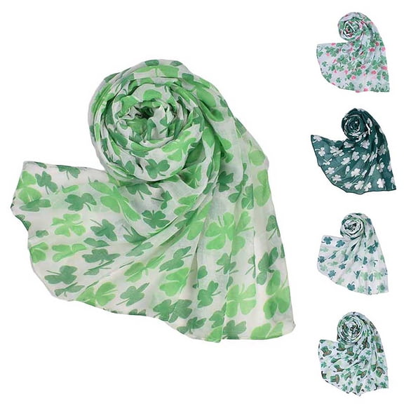 Lightweight Printed Scarf for Women Soft Wrap Shawl Fall Winter Fashion Accessory