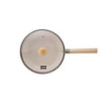 thumbnail image 5 of Cookin IH Induction Ceramic Sauce Pot with Wood Handle and Glass Lid 20cm (Green), 5 of 8