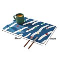 thumbnail image 4 of Flmtop Wear-Resistant Drain Mat Practical Dish Drying Mat Quick Dry Versatile Countertop Drain Mat Modern Placemats for Drinks Bar Home (Only Mat Included), 4 of 9