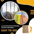 thumbnail image 3 of Cepillo de cepillo Microfibra Lavable Aire Acondicionador Louvered Cortinas Ventana Desagraberez Detachable Handheld Limpieza Herramienta Accesorios Gris Inevent HA059637-02, 3 of 7