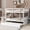 White, variant on Mirightone Twin Over Twin Bunk Bed with Trundle, Convertible to 2 Twin Size Platform Bed, Twin Size Bunk Bed with Ladder and Safety Rails for Teens, Adults, Grey