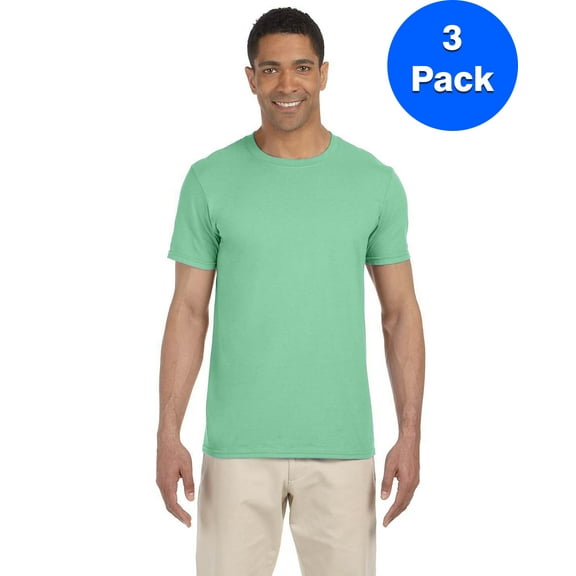 Mens 4.5 oz. SoftStyle T-Shirt 3 Pack