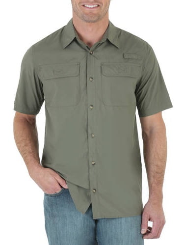 Mens' Short Sleeve Fishing Shirt - Walmart.com