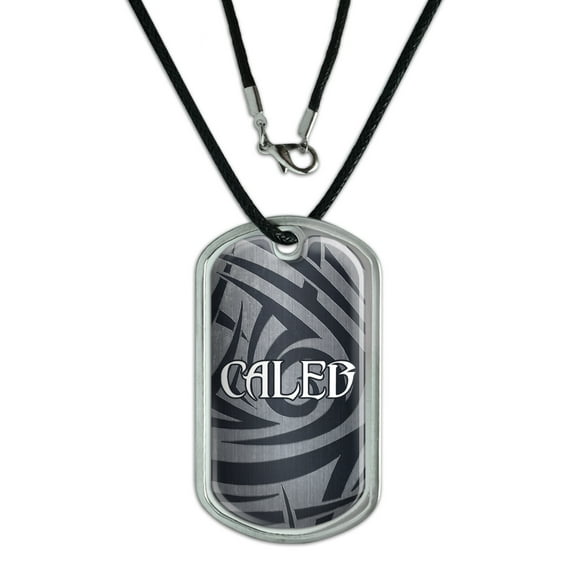 Male Names - Caleb - Dog Tag