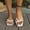 #250425A565 White, variant on Aloohaidyvio Womens Flip Flops Comfortable Soft Cushion Slide Slip on Summer Beach Thong Flat Sandals