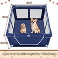 thumbnail image 2 of Parque Infantil para Perros, 42 X 42 X 25.6 Pulgadas, Portatil Parque para Mascotas, Con Puerta, Durable Parque para Perros de Diseño Transpirable para Medianas y Pequeños Mascota, 2 of 7