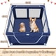 thumbnail image 2 of Parque Infantil para Perros, 42 X 42 X 25.6 Pulgadas, Portatil Parque para Mascotas, Con Puerta, Durable Parque para Perros de Diseño Transpirable para Medianas y Pequeños Mascota, 2 of 7