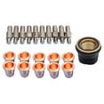 thumbnail image 2 of 21Pcs S45 Plasma Electrode Pd0116-08 Pr0110 Torch Cutter Tip + Cap for Trafimet, 2 of 9