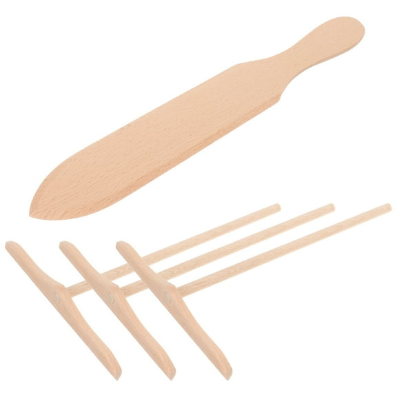 MLINS Crepe Kit Pancake Molds Pancake Fruit Tool Pancake Making Kit 29.5x4cm