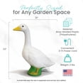 thumbnail image 3 of Union Products 23" Light Up Wild Goose Garden Statue, Seasonal Outfit Compatible, White, 3 of 7