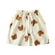 thumbnail image 1 of Odeerbi 1-6 Años Niños Niñas Verano Pantalones Cortos Pijama Algodón Lindo Estampado Oso Pantalones Cortos Transpirable Casual, 1 of 7