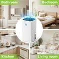thumbnail image 5 of KLOUDIC Dehumidifier for Home (280 sq. ft), 37Oz Water tank,Portable and Quiet with Auto Shut Off, 5 of 8