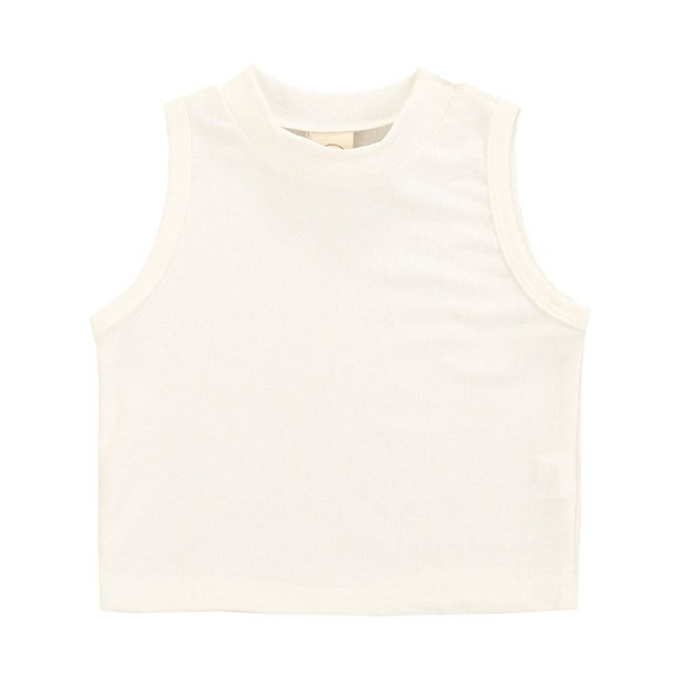 Gibobby Blusas Casual Niños pequeños bebés niñas primavera verano algodón sólido sin mangas Tops chaleco ropa (Blanco, 5-6 Años)