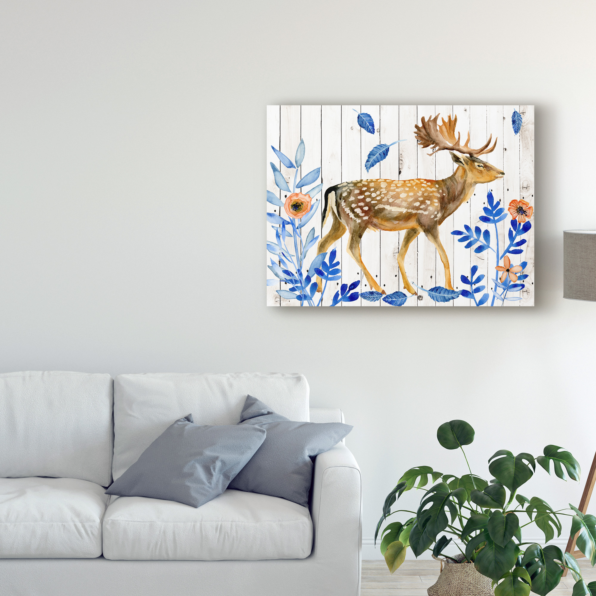 Trademark Fine Art 'Dear Deer I' Canvas Art by Melissa Wang
