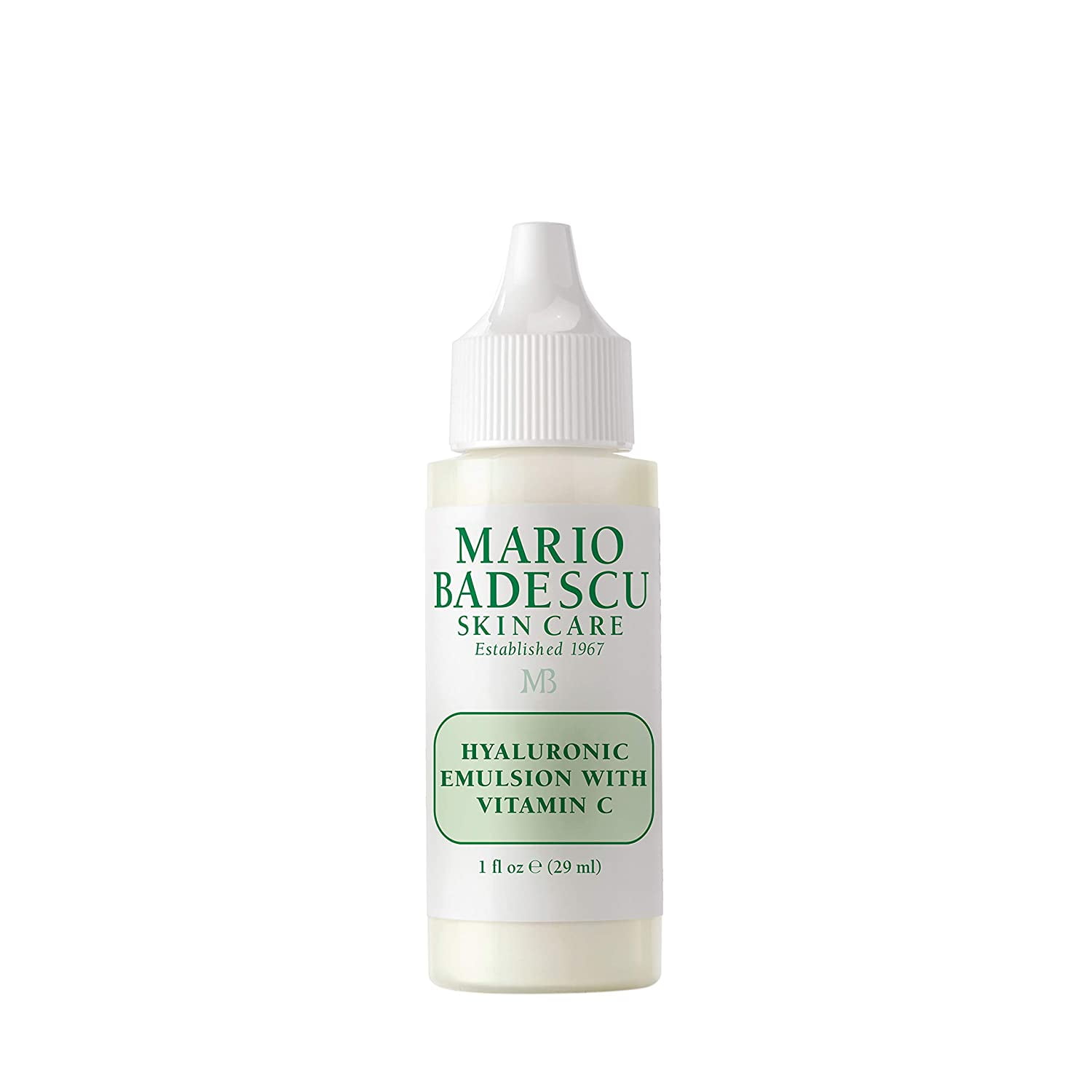 Mario Badescu Hyaluronic Emulsion with Vitamin C, Skin Smoothing and Boosts Glow 1 Fl Oz