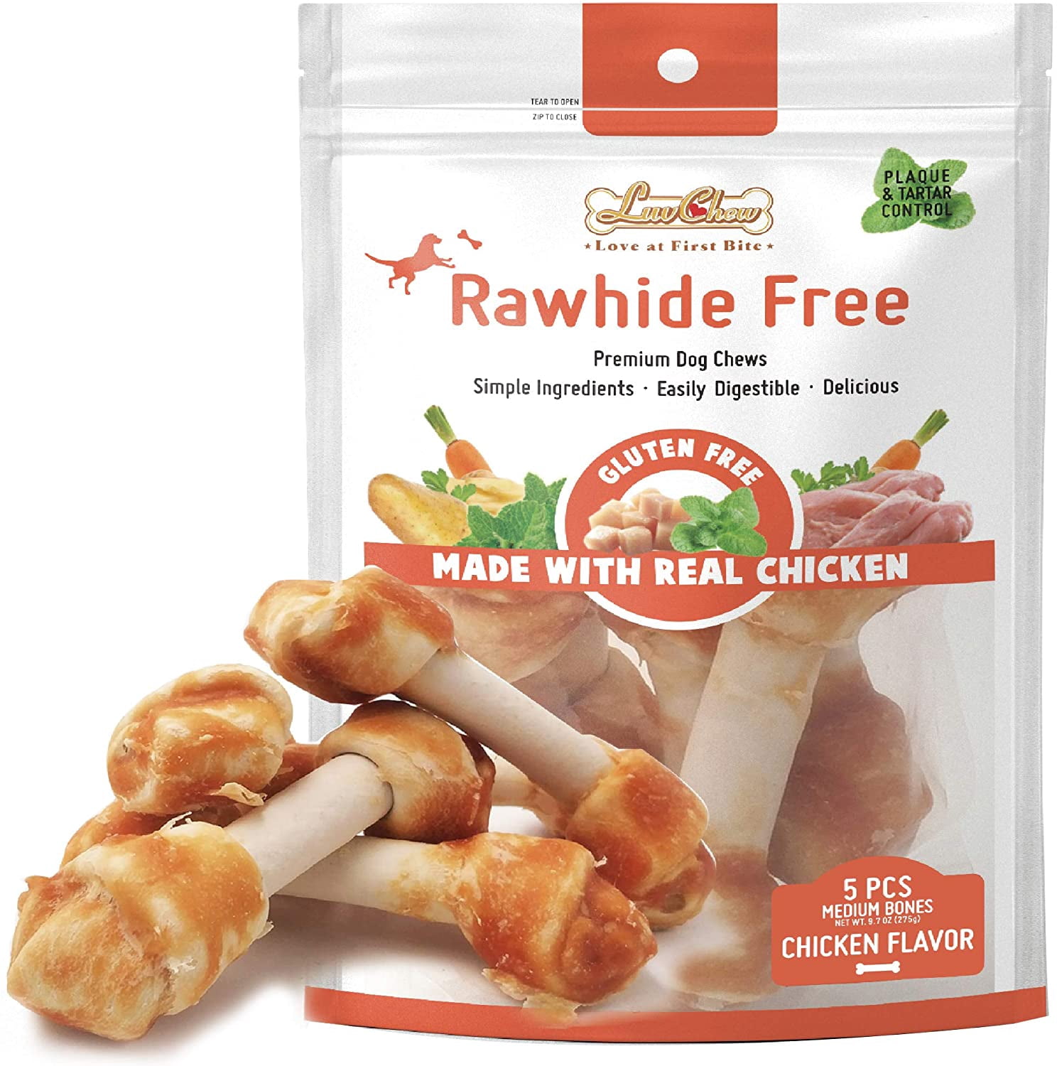 chicken rawhide bones