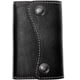 thumbnail image 1 of Llavero de cuero genuino, cartera para llaves, cierre de botón de 6 ganchos, estuche para llaves con tarjetero JM, 1 of 5