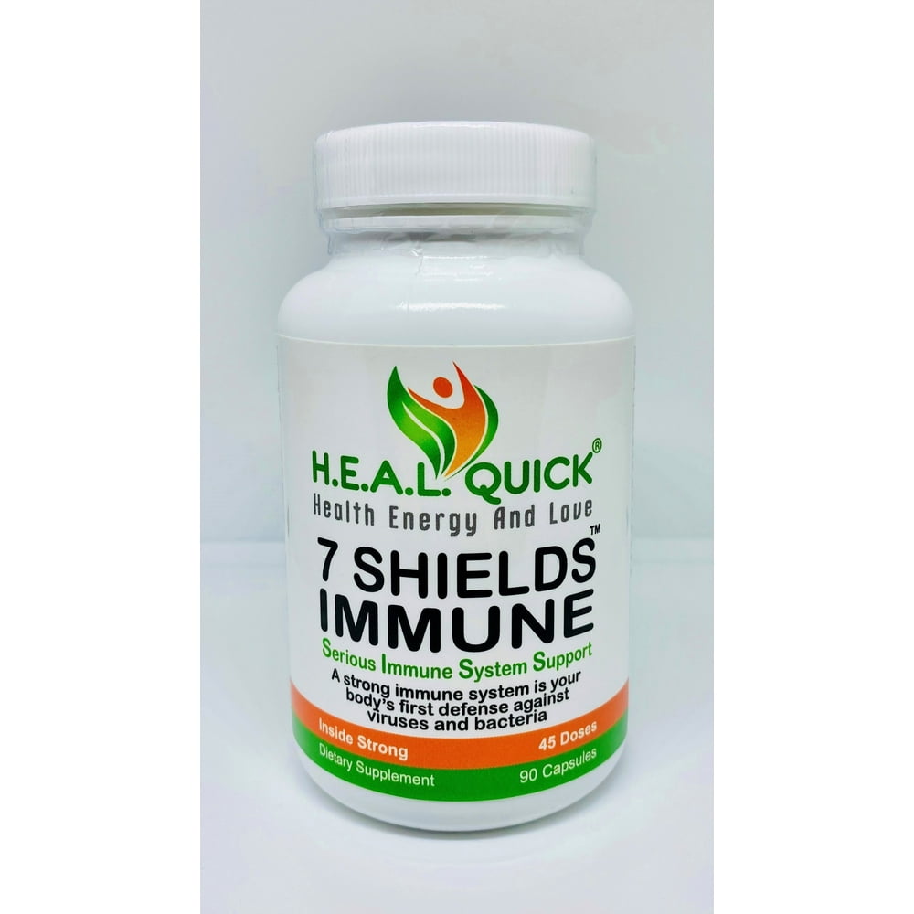 7 Shields Immune Support with Vitamin C, Ginger, Echinacea, Garlic