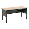 OFM Core Collection Mesa Series 27.75" x 55.25" Steel Training Table and Desk with Pencil Drawers, in Maple (66140-MPL)