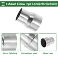 thumbnail image 4 of Reductor concéntrico de doblador de escape mandrel de 2.25 pulgadas OD a 2.75 pulgadas OD, 4 of 7