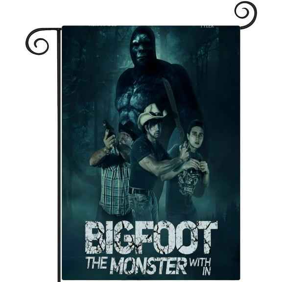 Bigfoot Big Foot-themed Garden Flag. Perfect gift for fans, friends, and family members, and suitable for outdoor activities, party decorations11''x18''