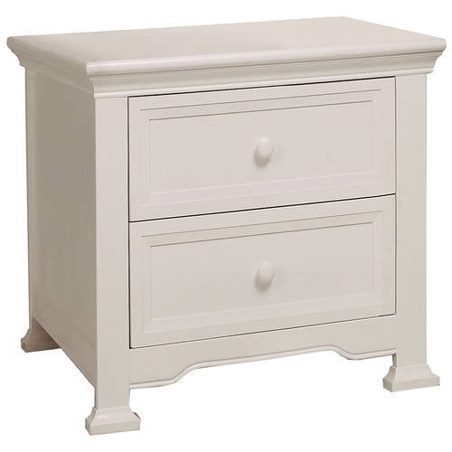 Centennial Medford 2 Drawer Nightstand, Off-White Finish