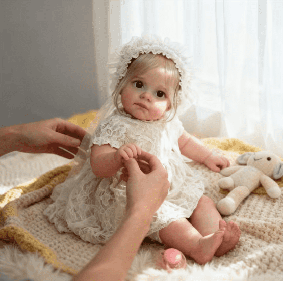 Dayoff Kids Lifelike Reborn Baby Dolls - 22 Inch Realistic Baby Doll (No Accessories) For Kids Age 3+
