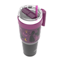 thumbnail image 2 of Zak Designs 40oz Hocus Pocus Straw Handle Tumbler, Stainless Steel Vacuum Insulated Waverly Tumbler Featuring a Sliding Lid, 2 of 7