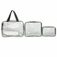 thumbnail image 4 of Faithtur Trousse de Toilette en PVC Transparent avec Fermeture Éclair Imperméable, 4 of 9