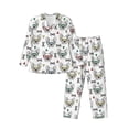 thumbnail image 1 of Fotbe Cute French Bulldog Pijama de Hombre con Estampado de Manga Larga, Conjunto de 2 Piezas, Ropa de Dormir Suave y Cómoda con Bolsillos-XX-Large, 1 of 7