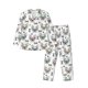 thumbnail image 1 of Fotbe Cute French Bulldog Pijama de Hombre con Estampado de Manga Larga, Conjunto de 2 Piezas, Ropa de Dormir Suave y Cómoda con Bolsillos-Large, 1 of 7
