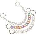 thumbnail image 1 of Miangastore Diy Shoe Chains Shoe Decoration Chain Assorted Color 3Pcs 9.4x1.2In, 1 of 8