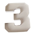 thumbnail image 1 of Number Candy Box Letter Snack Box Creative Graduation Fruit Platter Sum Snack Plate, Paper Box Used For Birthday Anniversary Party Candy Cup Cake Container(3, 1 pc), 1 of 8