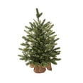 thumbnail image 2 of Sulaicai 18 Inch Artificial Christmas Tree - Small Christmas Trees with Burlap Base, Mini Tabletop Xmas Tree for Holiday Table Desk Home Christmas Decor, 2 of 9