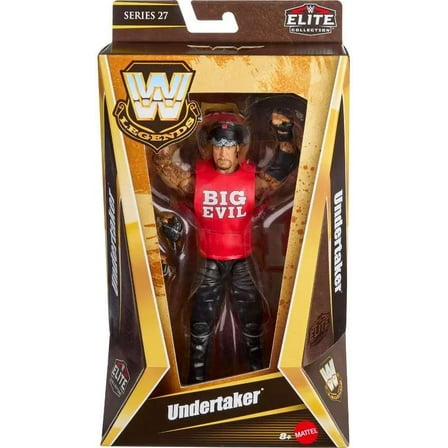 WWE Elite Legends Undertaker Action Figure & Accessories, Series 27 6-inch Collectible Set