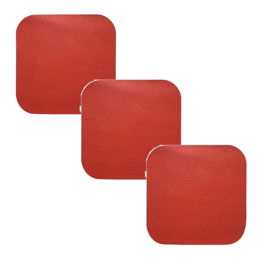 3Pack Jar Opener, Rubber, Multi-function Silicone Bottle Opener for Seniors with Arthritis Weak Hands Lid Cap Gripper Pads Kitchen Coasters Gadgets Red