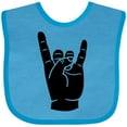 thumbnail image 3 of Inktastic Rocker Horns Boys or Girls Baby Bib, 3 of 4