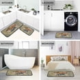 thumbnail image 4 of Home Sweet Home Quote Kitchen Rugs 2 Pieces, Wooden Heart Floor Mat Room Area Rug Washable Carpet Perfect for Living Room Bedroom Entryway, 4 of 7