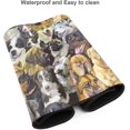 thumbnail image 4 of Desk Mat,Cute Dogs Heads Extended Gaming Mouse Pad for Office Work & Game,Computer Keyboard Mouse Mat Desk Non-Slip Rubber Base Large Mousepad with Stitched Edges, 31.5x15.7inch, 4 of 6
