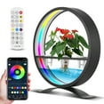 thumbnail image 2 of Water Feature Indoor with Light Controller LED Ring Lights Tabletop Ornament Lantern APP Remote Control 1/2/3/4H Timer Full Spectrum Hydroponics Waterscape Decorative Lights for Living Roo, 2 of 7