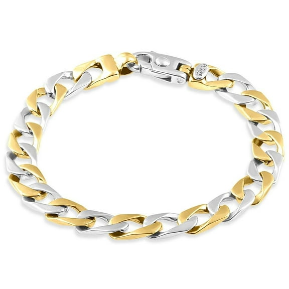 Pompeii Men's Curb 14k Gold (33gram) or Platinum (54gram) 8.5mm Link Bracelet 8.5" (,)